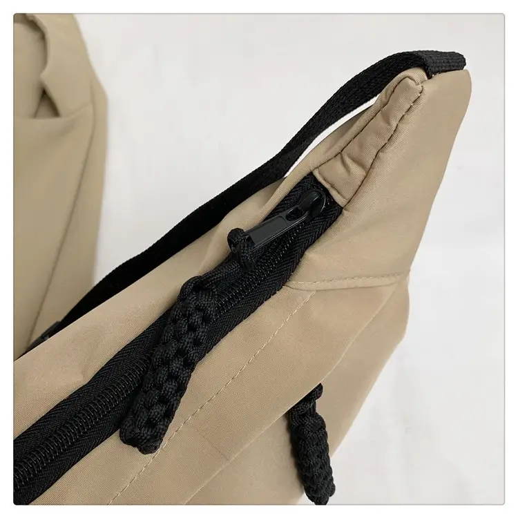 Beige Japanese Artistic Crossbody Bag Large Capacity — feature 19
