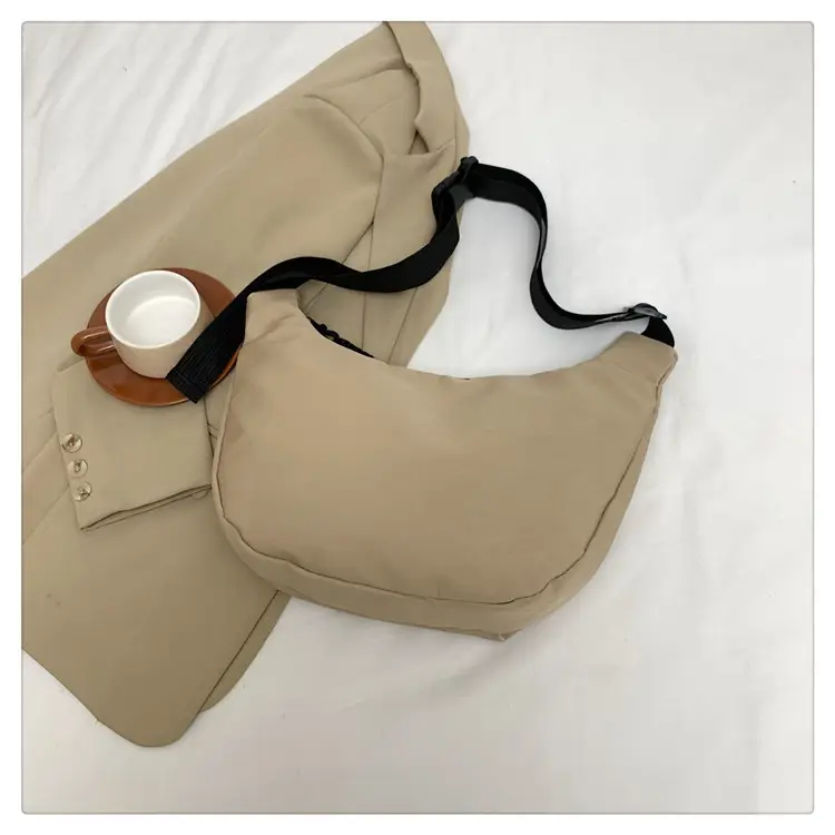Beige Japanese Artistic Crossbody Bag Large Capacity — feature 20