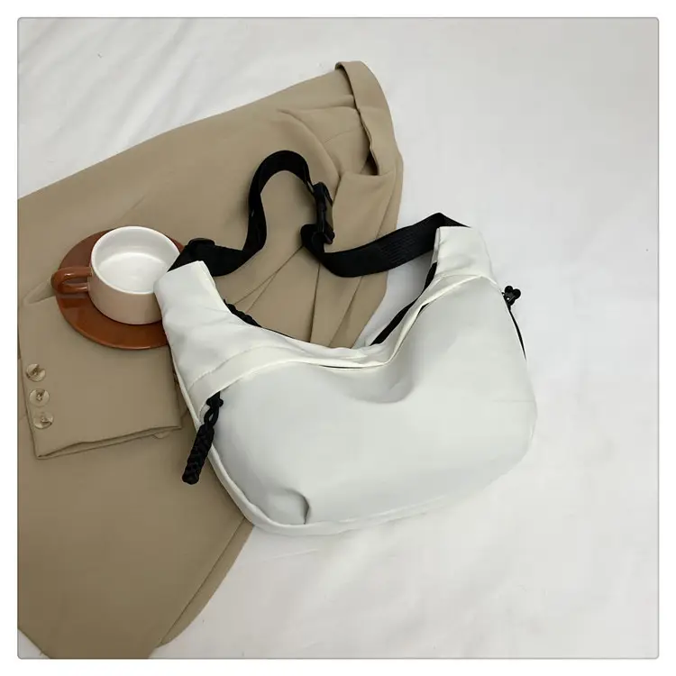 Beige Japanese Artistic Crossbody Bag Large Capacity — feature 26