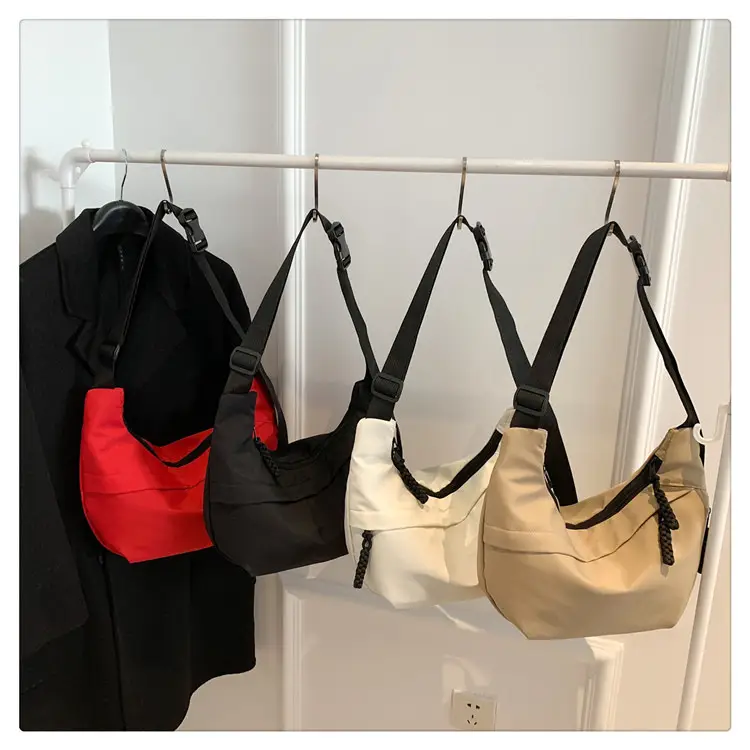 Beige Japanese Artistic Crossbody Bag Large Capacity — feature 31