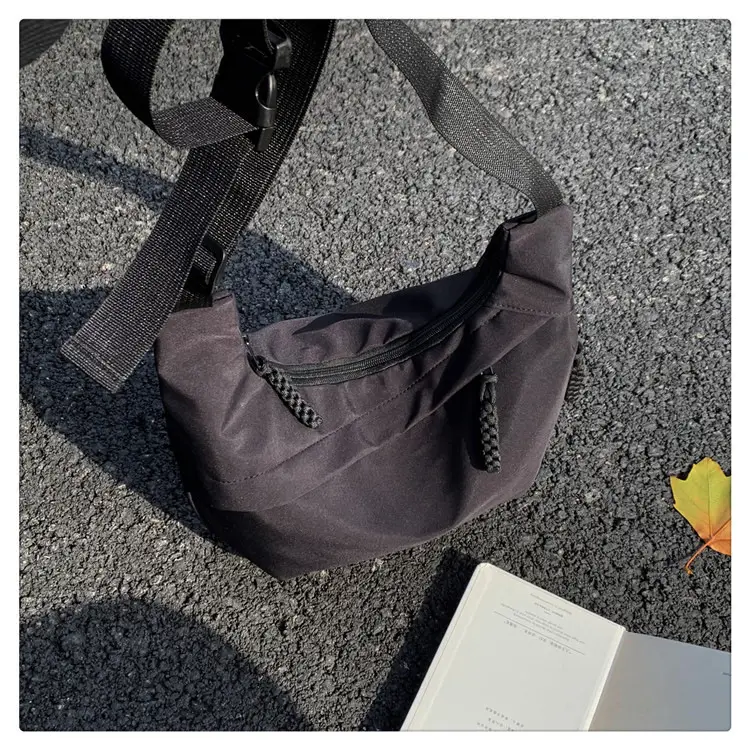 Beige Japanese Artistic Crossbody Bag Large Capacity — feature 37