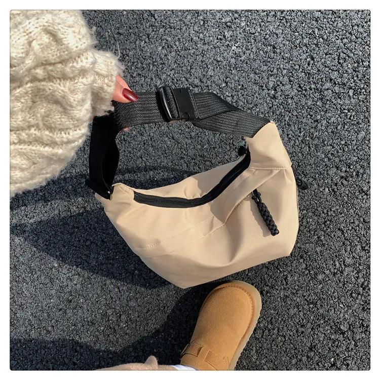 Beige Japanese Artistic Crossbody Bag Large Capacity — feature 39