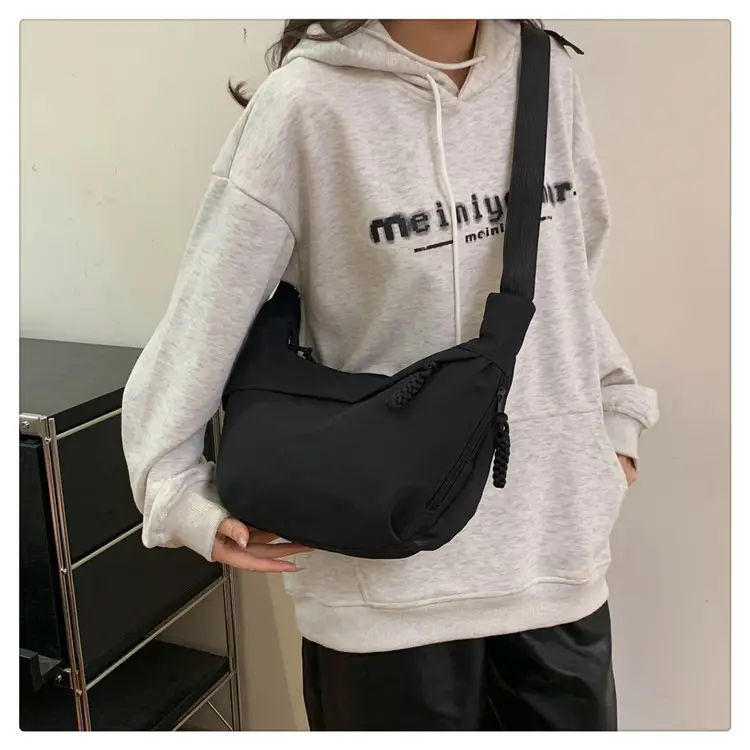Beige Japanese Artistic Crossbody Bag Large Capacity — feature 48