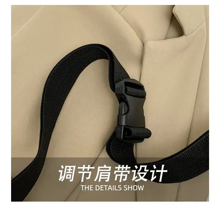 Beige Japanese Artistic Crossbody Bag Large Capacity — feature 8