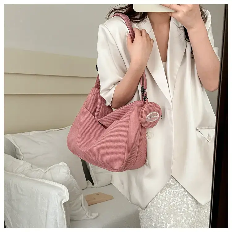 Pink Crossbody Bag for Women with Adjustable Strap — feature 17