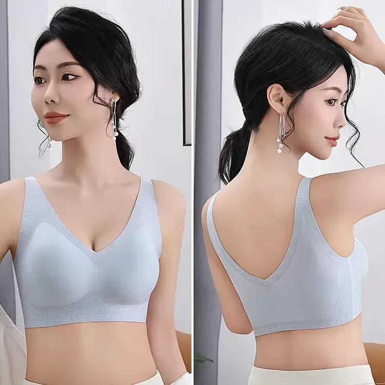 Women's Rimless Push-Up Jelly Bra Underwear Set - Image 9