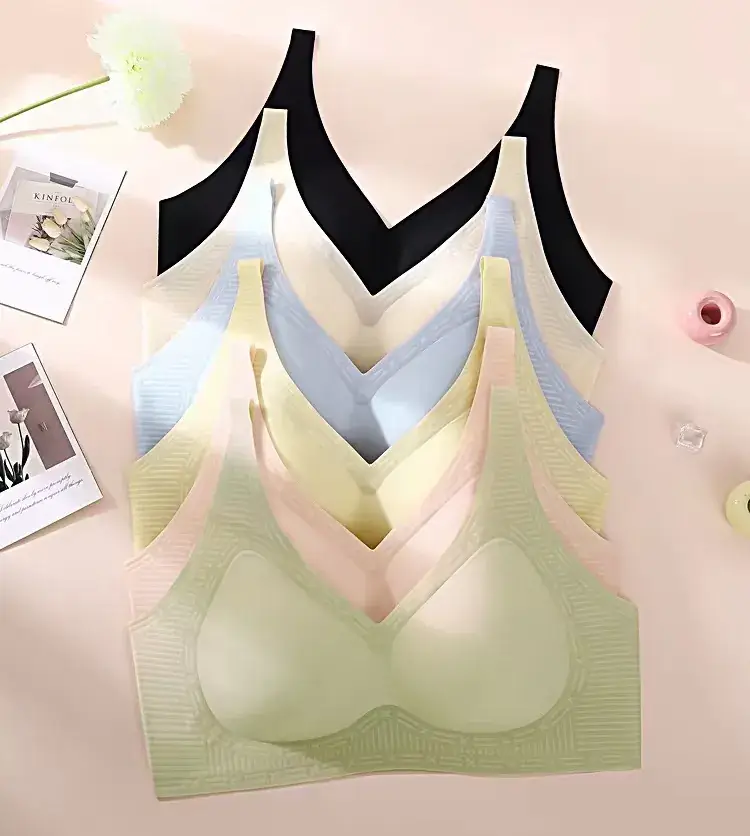 Women's Rimless Push-Up Jelly Bra Underwear Set — feature 12