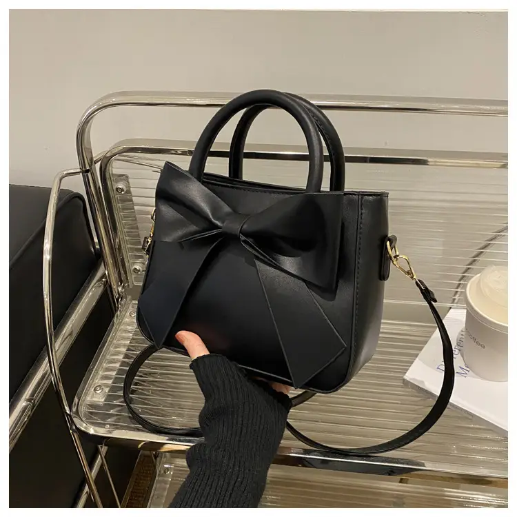 Black Bow Shoulder Bag for Women Spring Summer 2024 — feature 17