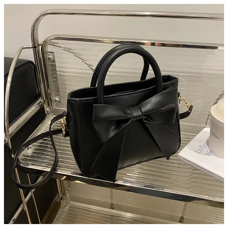 Black Bow Shoulder Bag for Women Spring Summer 2024 — feature 18