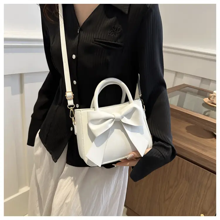 Black Bow Shoulder Bag for Women Spring Summer 2024 — feature 22