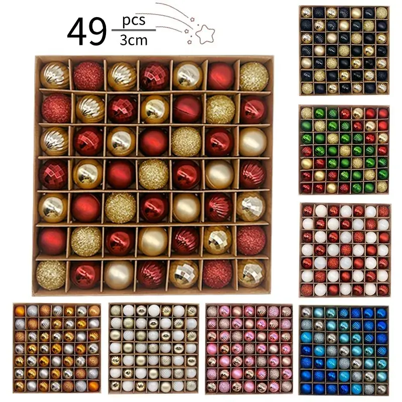 Cross-Country Christmas Tree Hanging Ornaments 49 Pcs