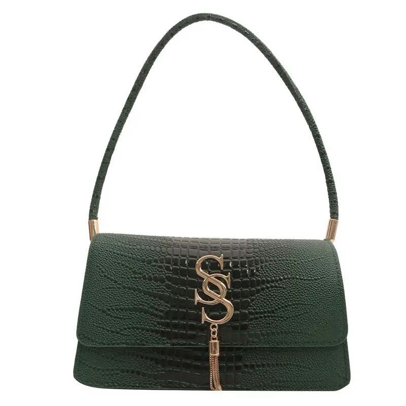 Red Croc Embroidered Women's Shoulder Bag 2024 - Image 11