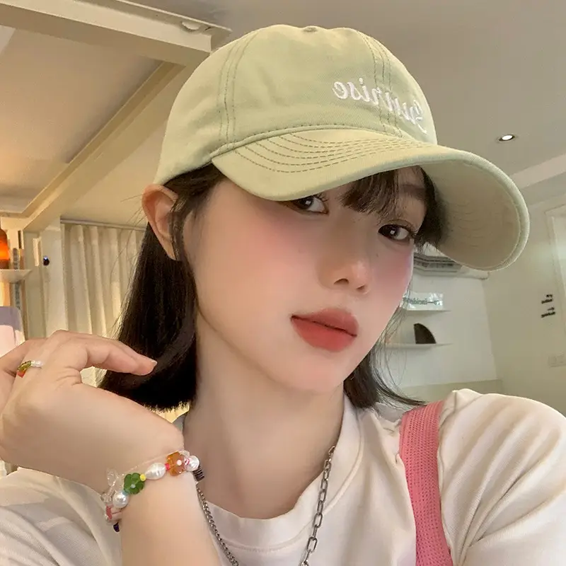 Women Korean Style Letter Embroidered Baseball Cap - Image 9