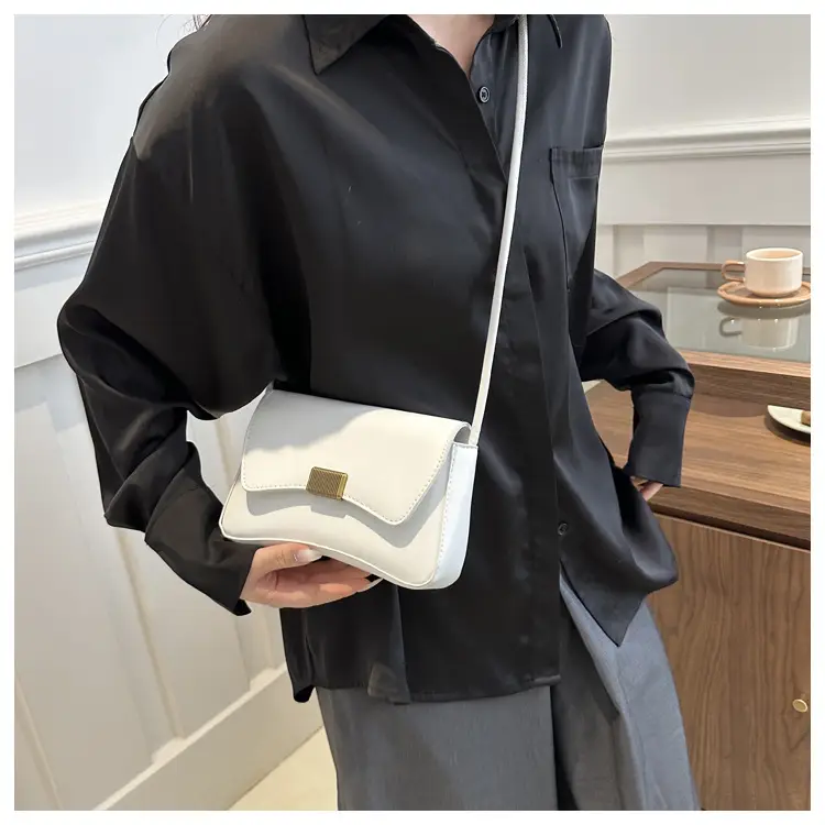 White Korean Style Shoulder Bag for Women 2024 — feature 10