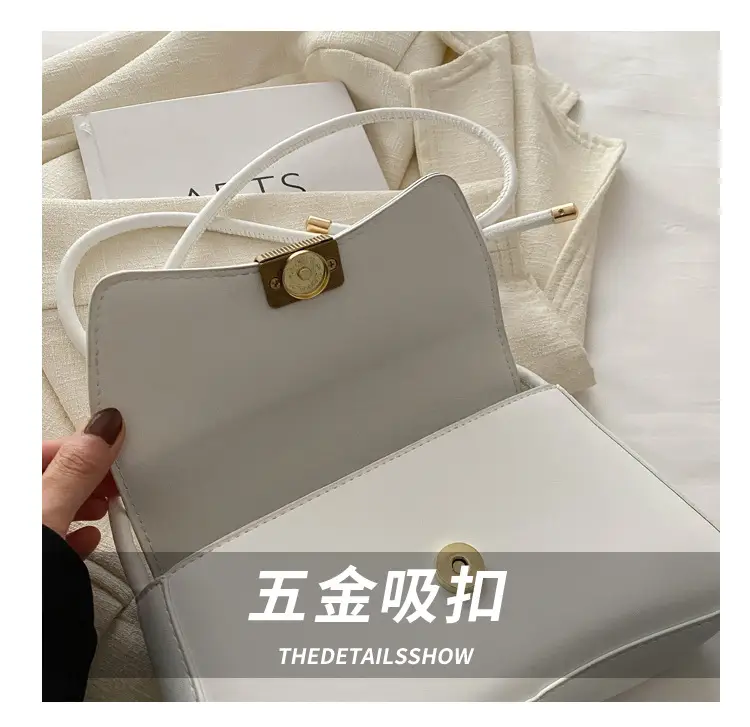 White Korean Style Shoulder Bag for Women 2024 — feature 5