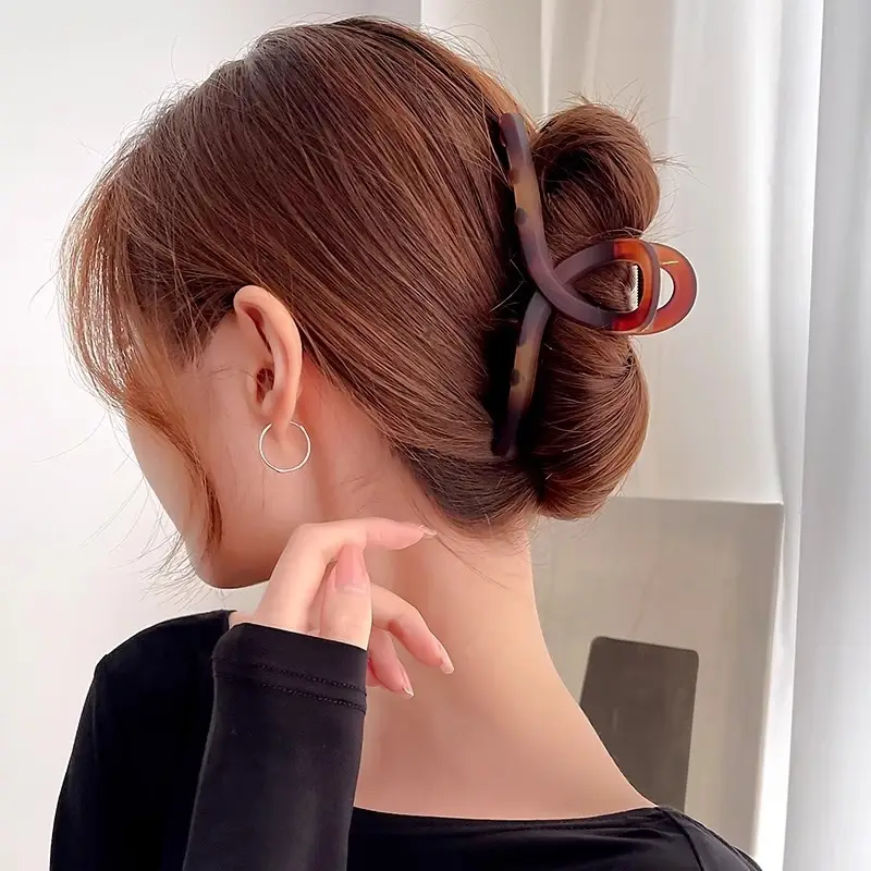 Korean Frosted Green Hairpin Women's High-end Shark Clip - Image 10