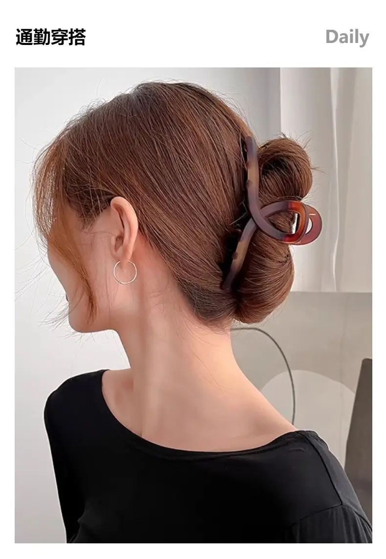 Korean Frosted Green Hairpin Women's High-end Shark Clip — feature 3