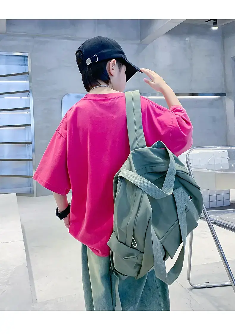 Boys Pink 2026 Casual T-Shirt for Summer — feature 19