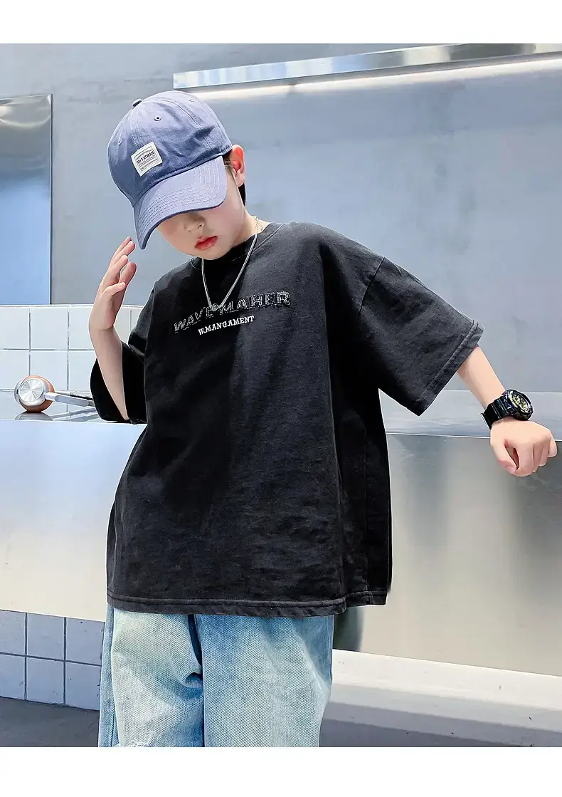 Boys Pink 2026 Casual T-Shirt for Summer — feature 22