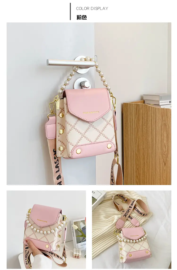 Women's Pearl Crossbody Bag Cream White 2024 — feature 14
