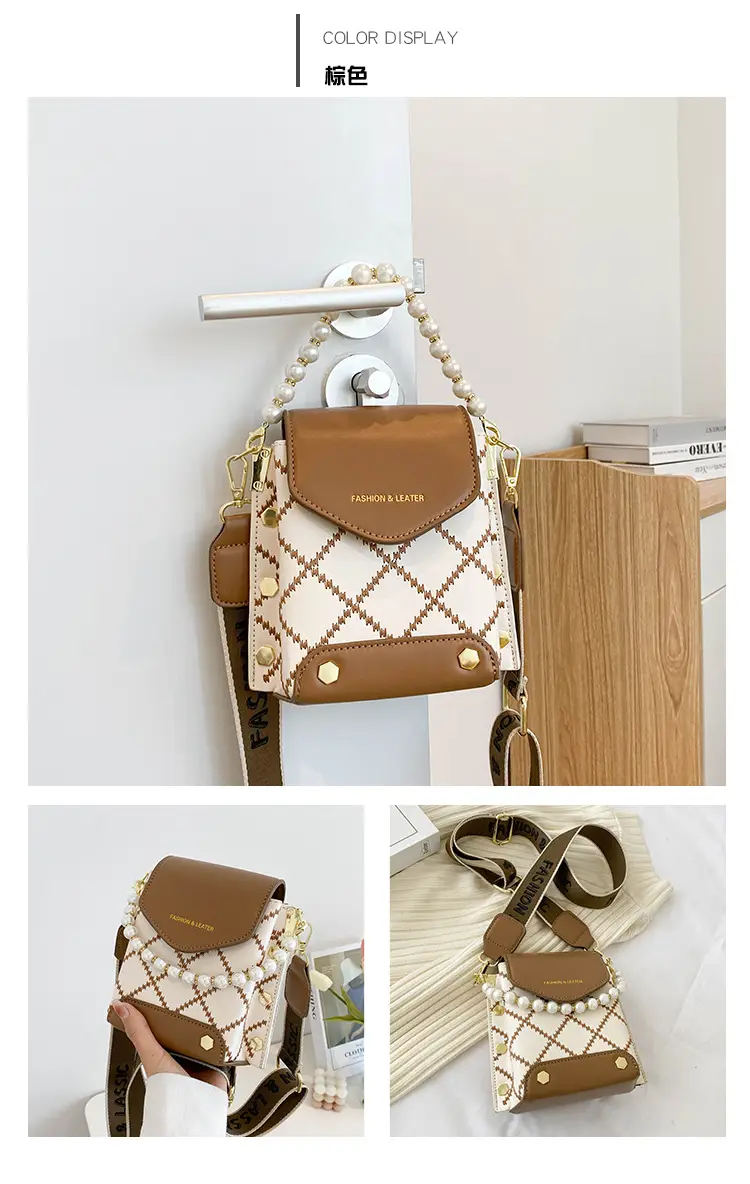 Women's Pearl Crossbody Bag Cream White 2024 — feature 15