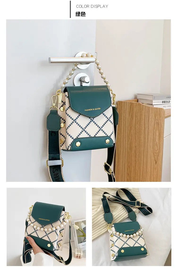 Women's Pearl Crossbody Bag Cream White 2024 — feature 16