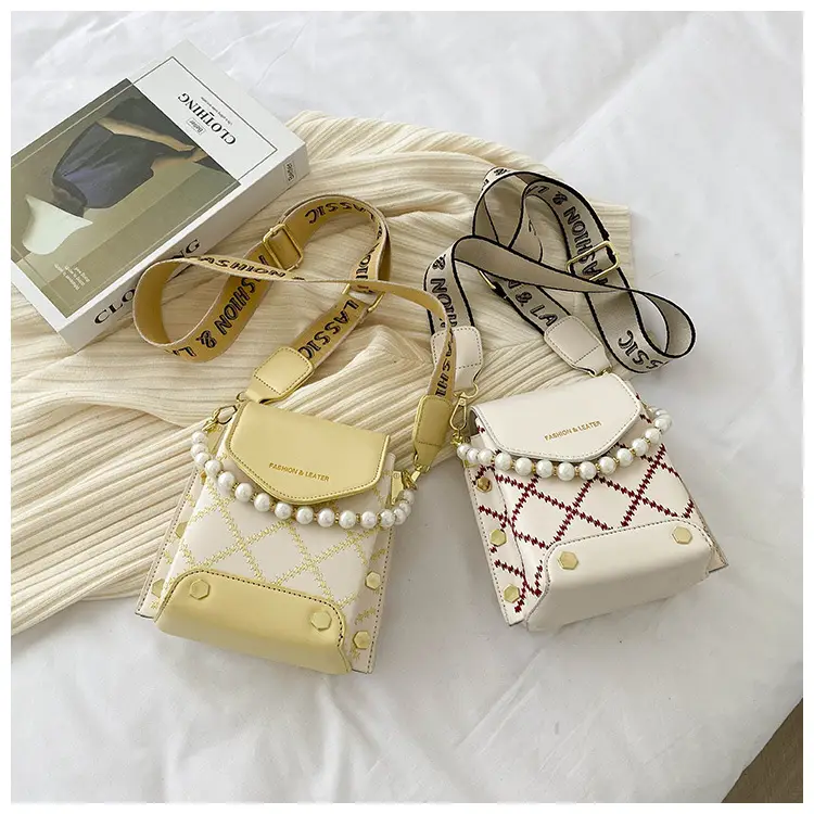 Women's Pearl Crossbody Bag Cream White 2024 — feature 23