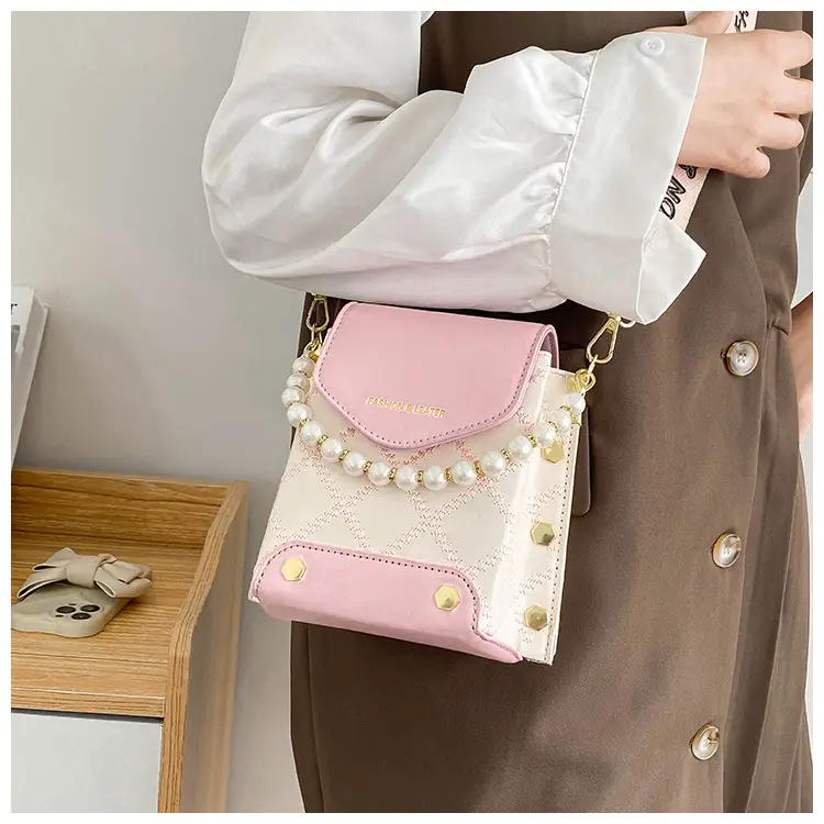 Women's Pearl Crossbody Bag Cream White 2024 — feature 27