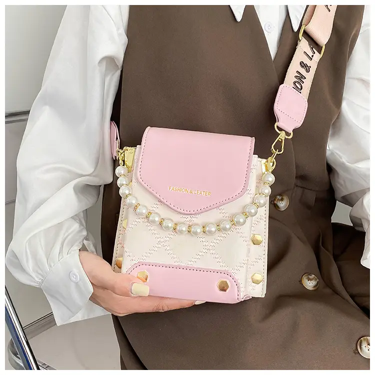 Women's Pearl Crossbody Bag Cream White 2024 — feature 28