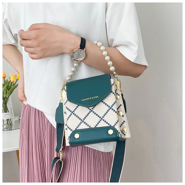 Women's Pearl Crossbody Bag Cream White 2024 — feature 34