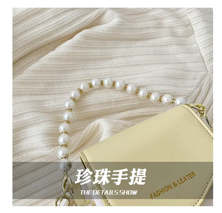 Women's Pearl Crossbody Bag Cream White 2024 — feature 5