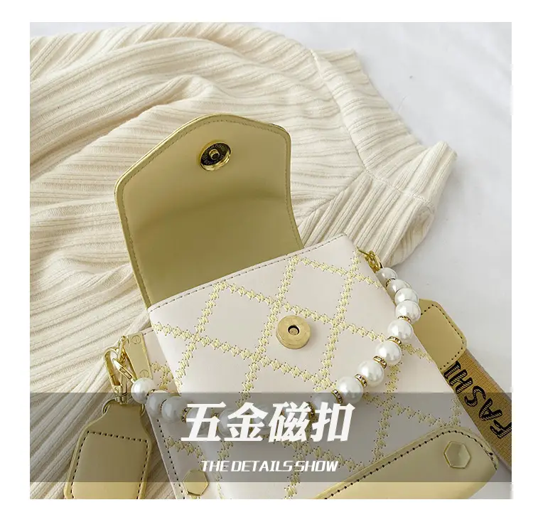 Women's Pearl Crossbody Bag Cream White 2024 — feature 6