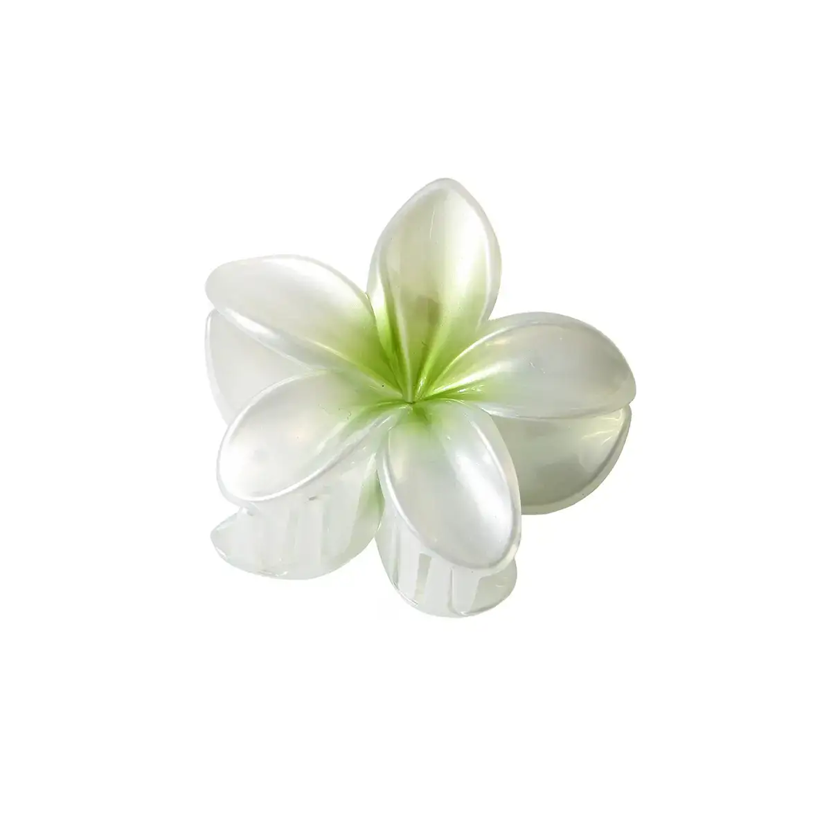 Large Pearlescent Flower Hair Clips Gradient Colors - Image 4