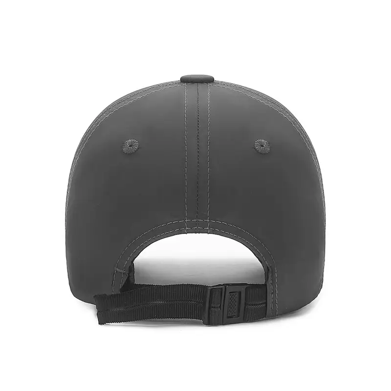 Men Black Sports Cap with Reflective 3.5CM Brim