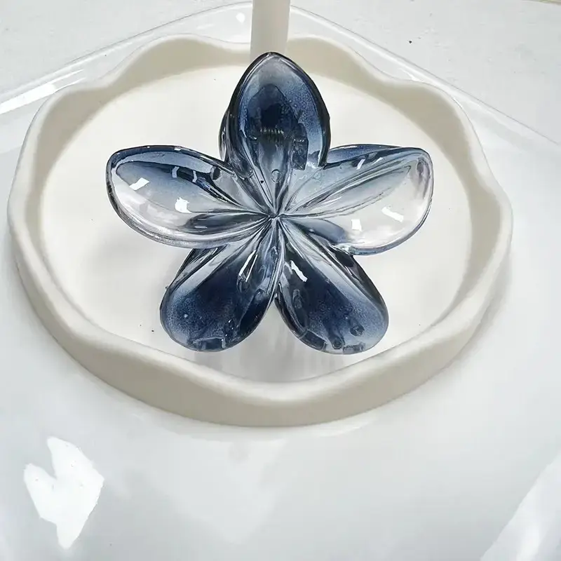Gradient Egg Flower Light Clamp Seaside Holiday Bauhinia Flower Hair Clip - Image 8