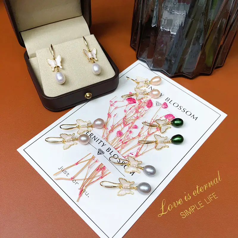 2024 Pearl Earrings Set for Women Fashion Jewelry