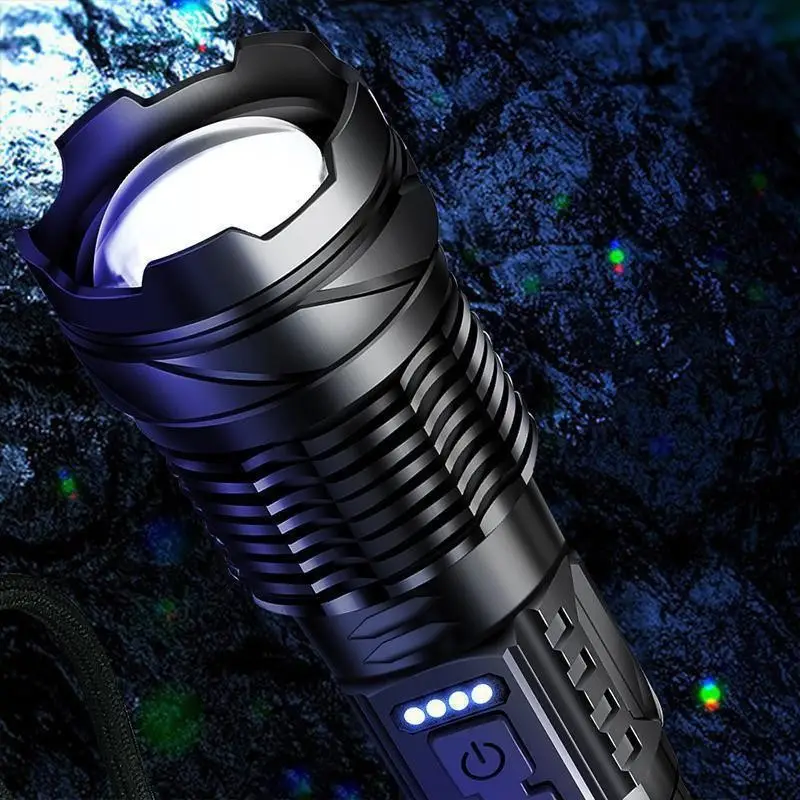 USB Rechargeable White Laser Flashlight for Outdoor Use