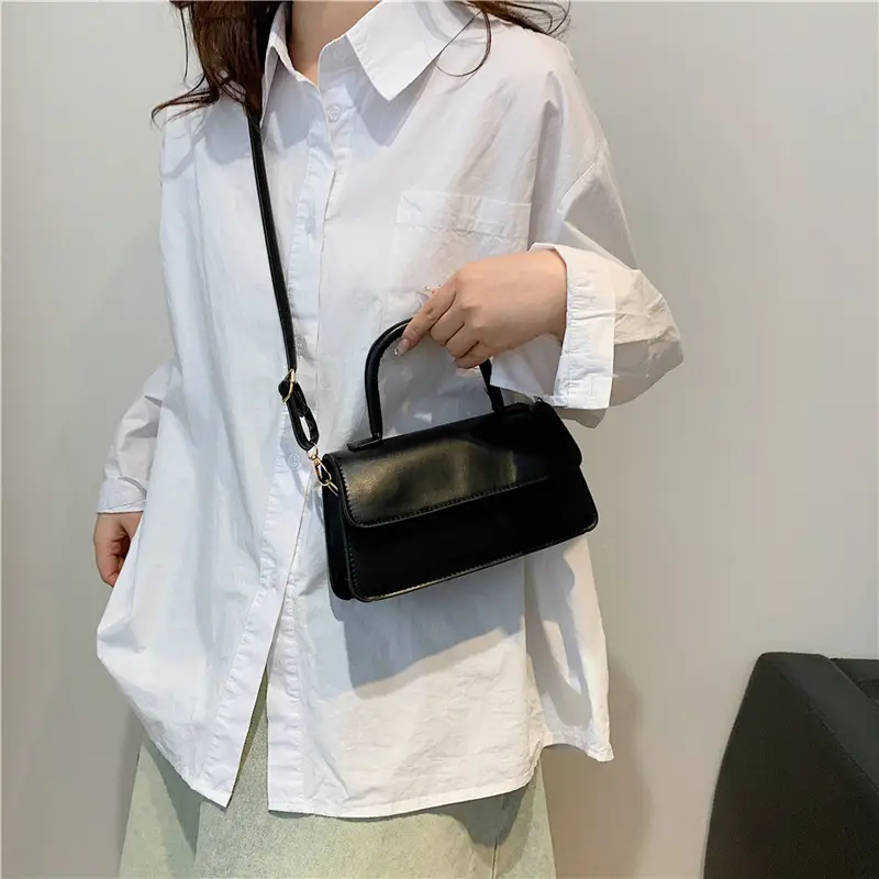 Black Satchel Bag for Women 2024 Casual Crossbody - Image 8