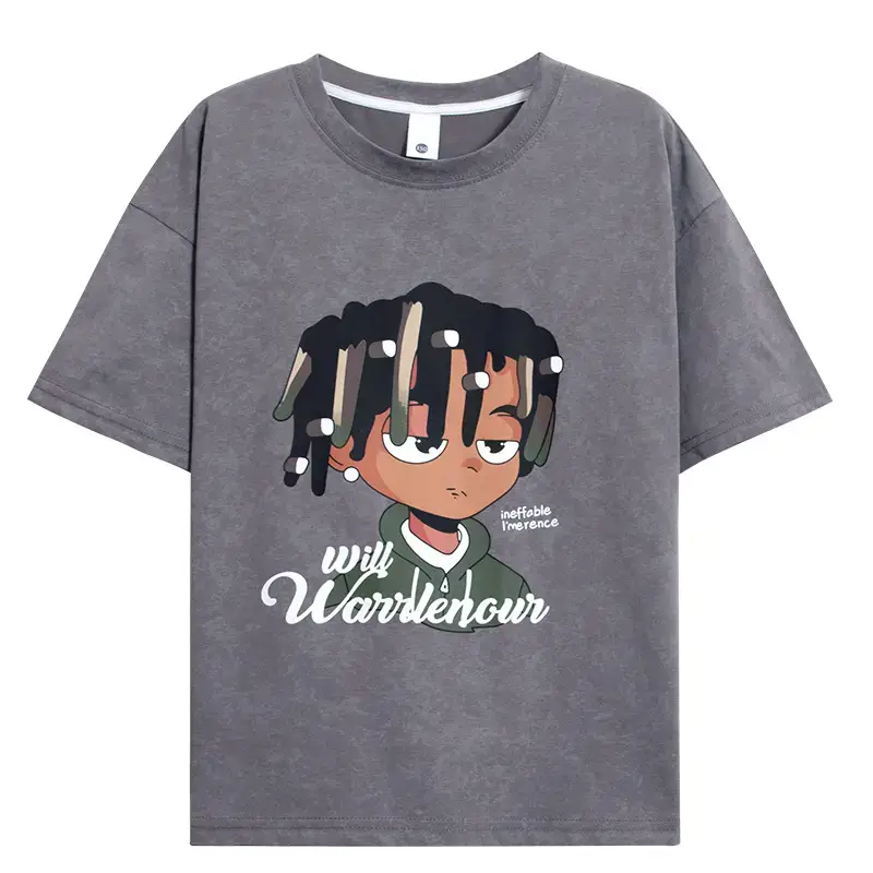 Boys Cotton Cartoon T-shirt Grey 2025 - Image 6