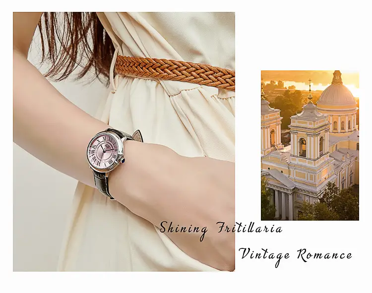 Goldie Women's Stainless Steel Roman Numeral Watch — feature 5