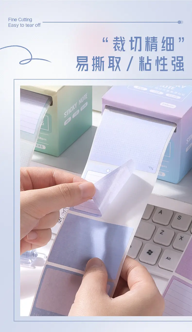 Kaba Bear Pull-out Post-it Sticker High Color Value Wrong Note Sticker Student Full Adhesive Index Label Sticker — feature 3