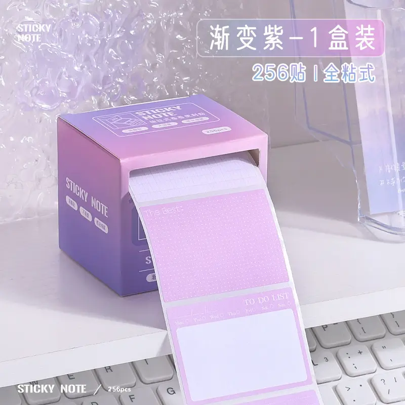 Pull-out Roll-up Post-it-Gradient Purple