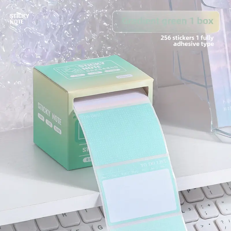 Kaba Bear Pull-out Post-it Sticker High Color Value Wrong Note Sticker Student Full Adhesive Index Label Sticker