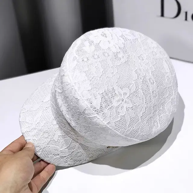Lace Cap for Girls Summer Japanese Style Net Red Cap