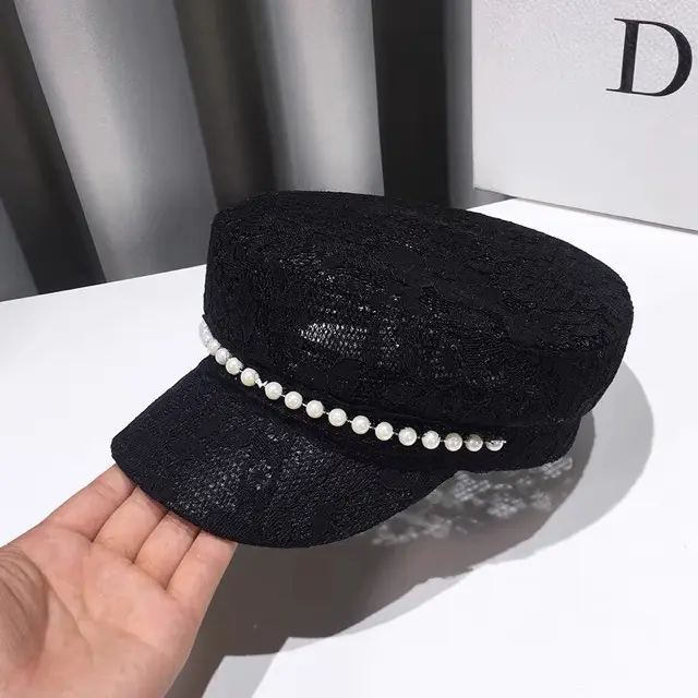 Lace Cap for Girls Summer Japanese Style Net Red Cap