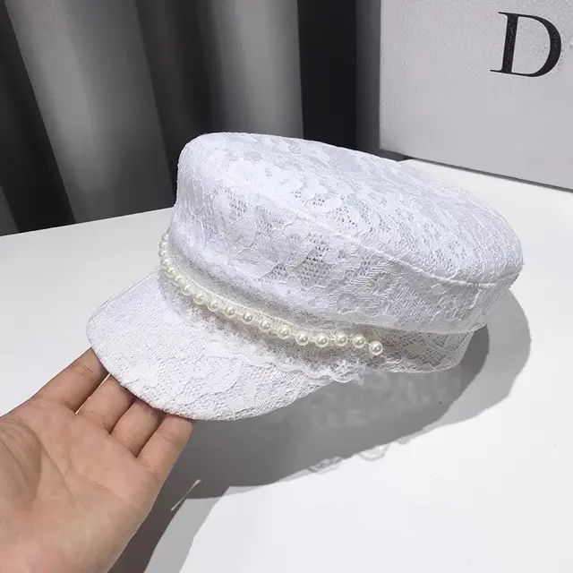Lace Cap for Girls Summer Japanese Style Net Red Cap