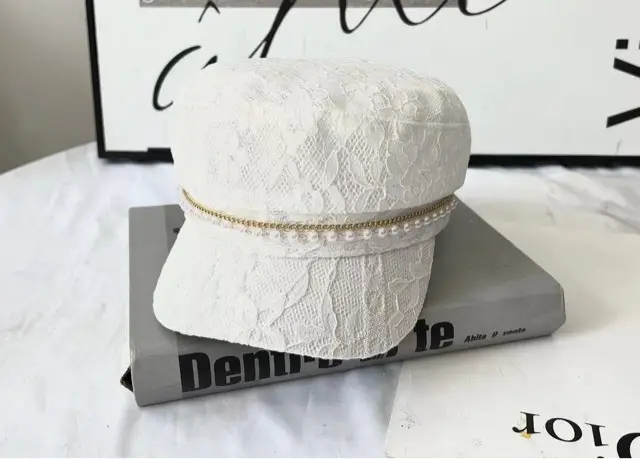 Lace Cap for Girls Summer Japanese Style Net Red Cap