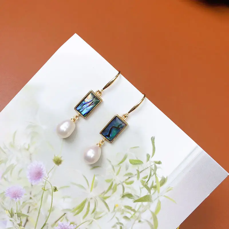 Pearl & Rainbow Pearl Earrings for Women