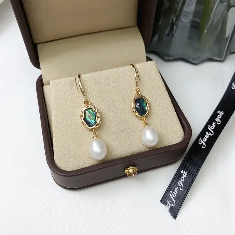 Pearl & Rainbow Pearl Earrings for Women