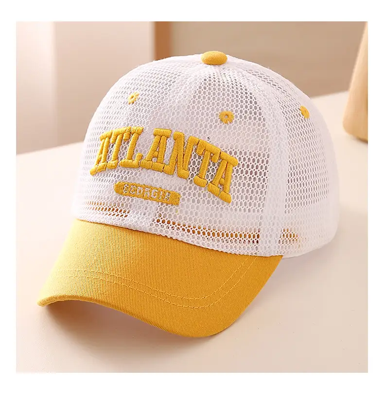 Korean Baby Cap Letter Embroidery Quick Dry Sun Hat — feature 13